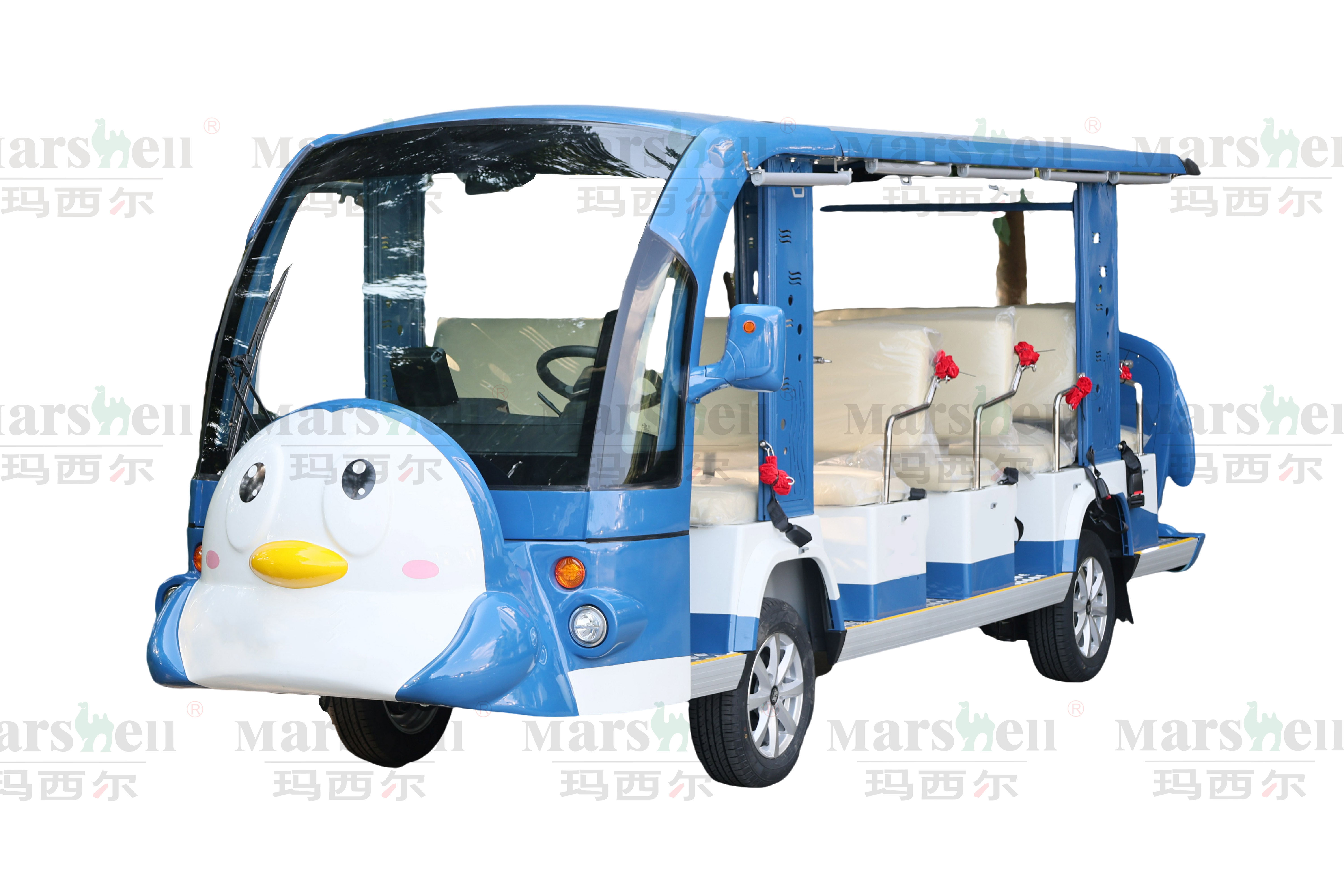 企鵝主題造型觀光車